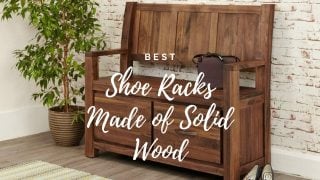 Best shoe racks made of solid wood