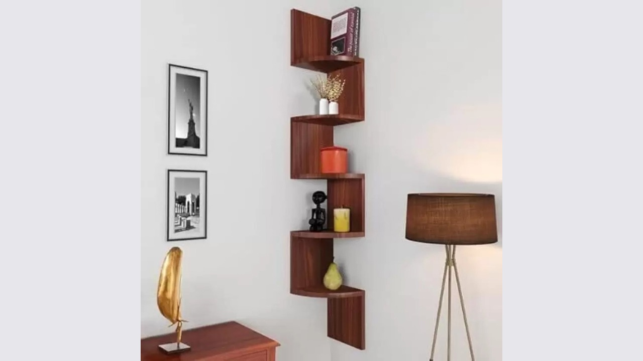 CraftOnline ZigZag wall shelves