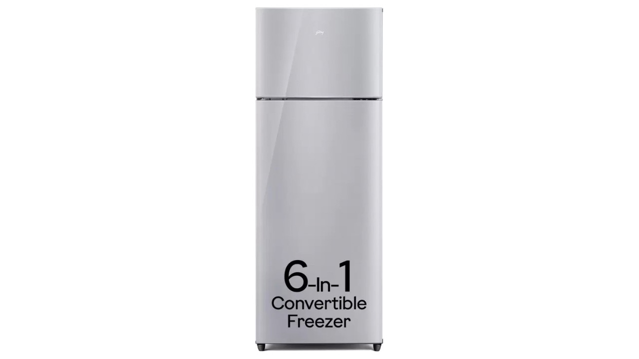 Godrej 223 L Frost Free Double Door 3 Star Convertible Refrigerator with Freezer 95% Food Surface Disinfection RT EONVALOR 260C RCIF ST RH