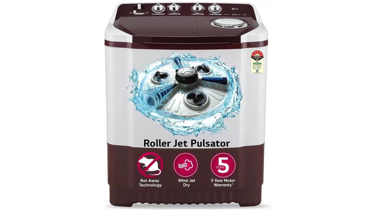 LG 8.5kg P8530SRAZ Semi-Automatic Washing Machine