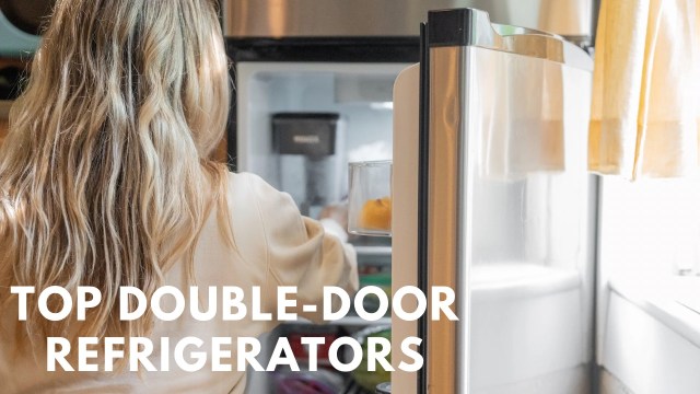 Top double-door refrigerators