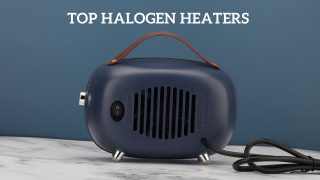 Top halogen heaters