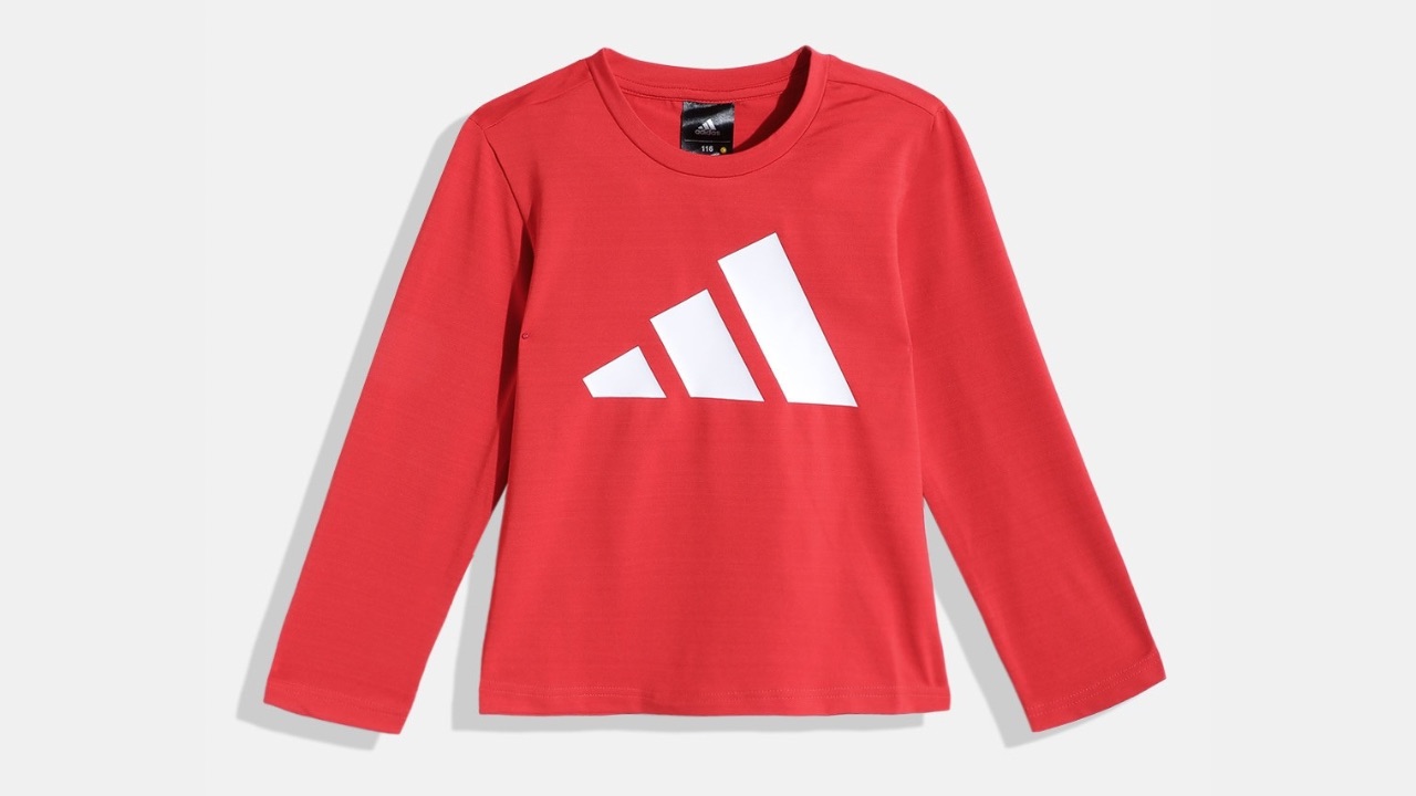 ADIDAS Kids Brand Logo Detailed T-shirt
