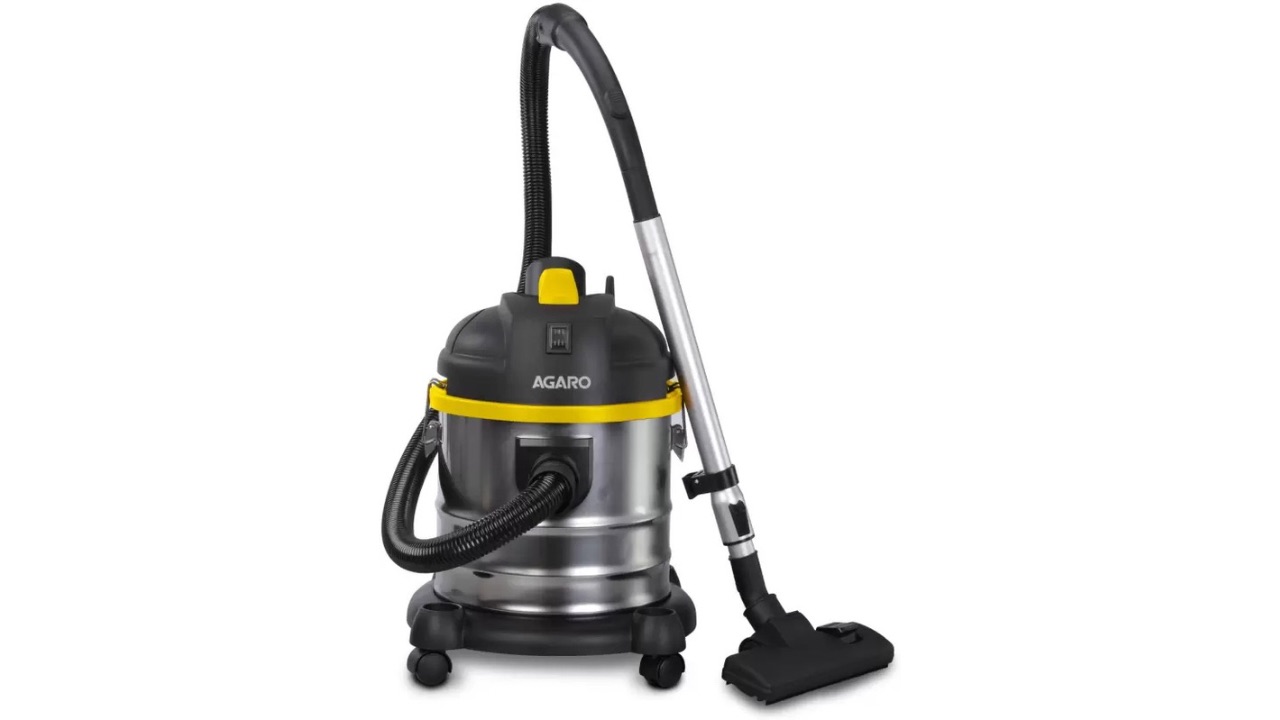 AGARO Ace 1600W Wet & Dry Vacuum Cleaner with Reusable Dust Bag