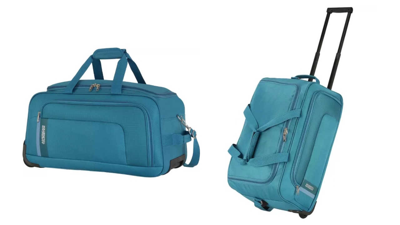 AMERICAN TOURISTER 78 L Strolley Duffel Bag - CAMP WHEEL DUFFLE