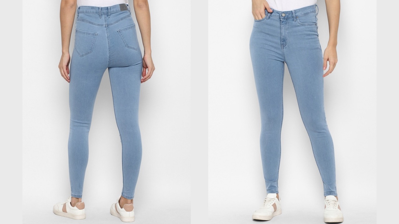 Allen Solly Woman Women Blue Skinny Fit Jeans