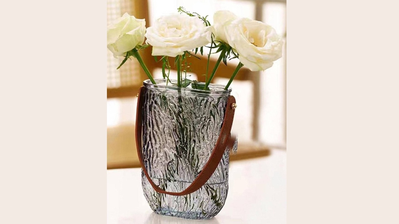 Art Street Transparent Handbag Flowerpot