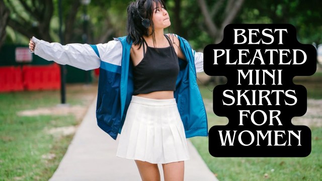 Best pleated mini skirts for women