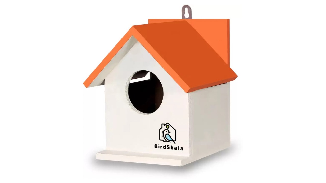 Birdshala Bird House for Sparrows, Budgies, and Finches