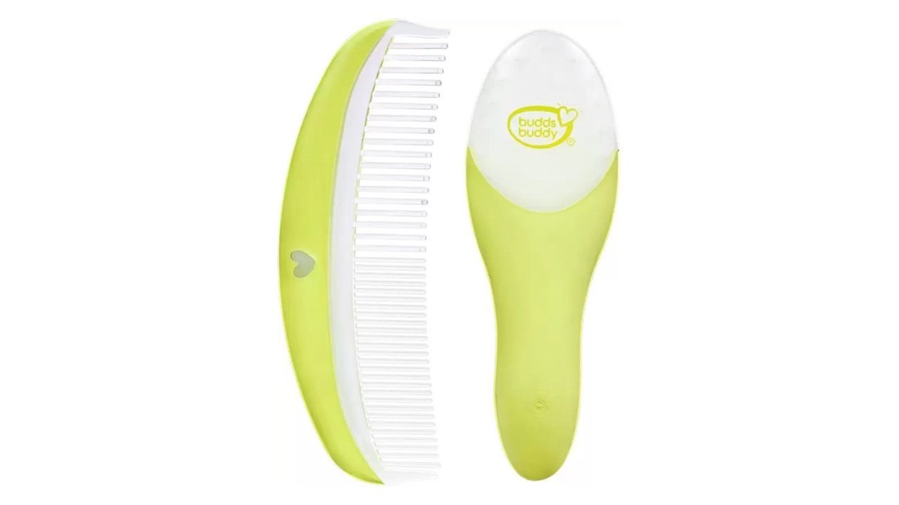 BuddsBuddy Rex New Born Baby Brush & Comb Set