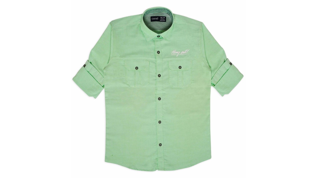 CAVIO Boys Comfort Cotton Casual Shirt