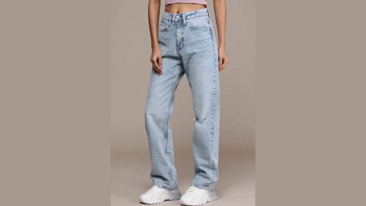 Calvin Klein jeans high-rise heavy fade jeans