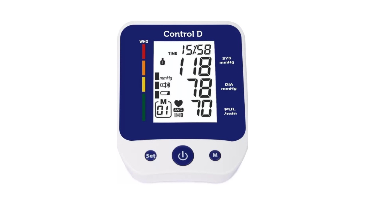 Control D Premium USB Blood Pressure Monitor – Digital and Portable