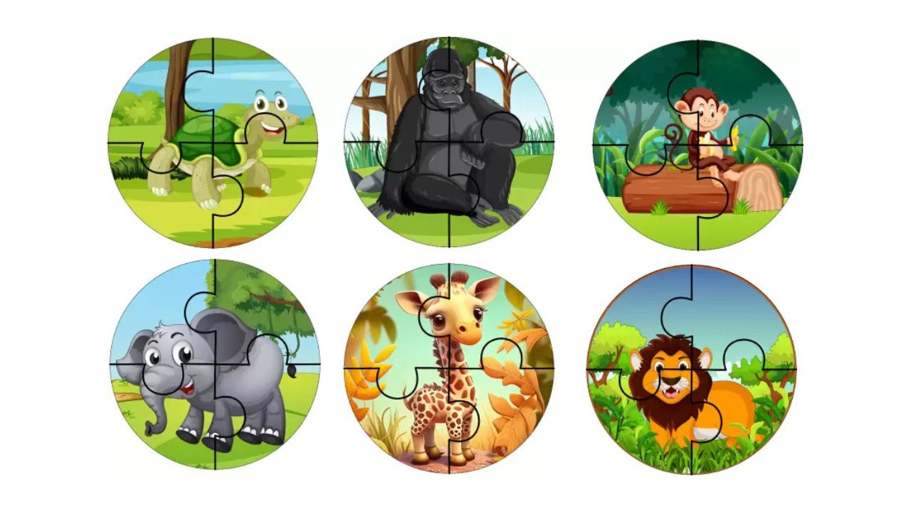 Craftzo Learning Animal Puzzle for Kids