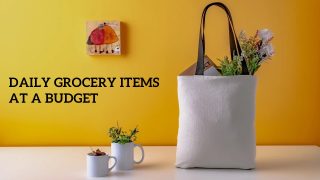 Daily grocery items at a budget
