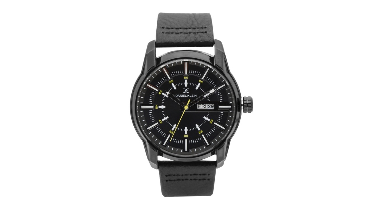 Daniel Klein Premium Men Black Analogue Watch DK11599-5