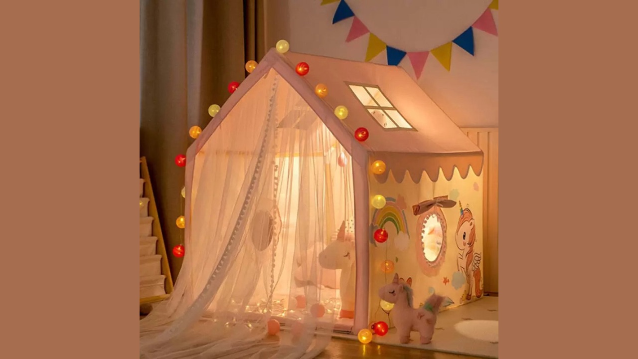 Dhruvayfab Unicorn Play Tent House