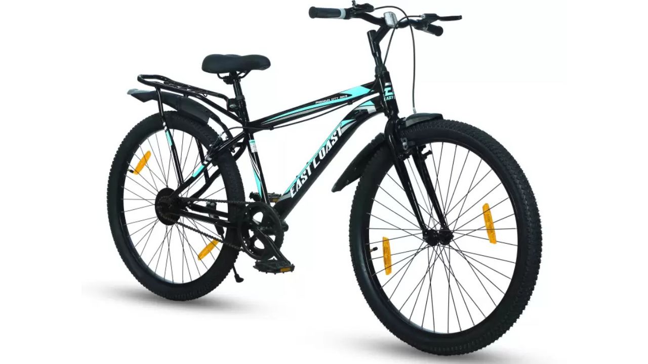 EAST COAST Premium City Bike:cycle 26t with Inbuilt Carrier 26 T Road Cycle