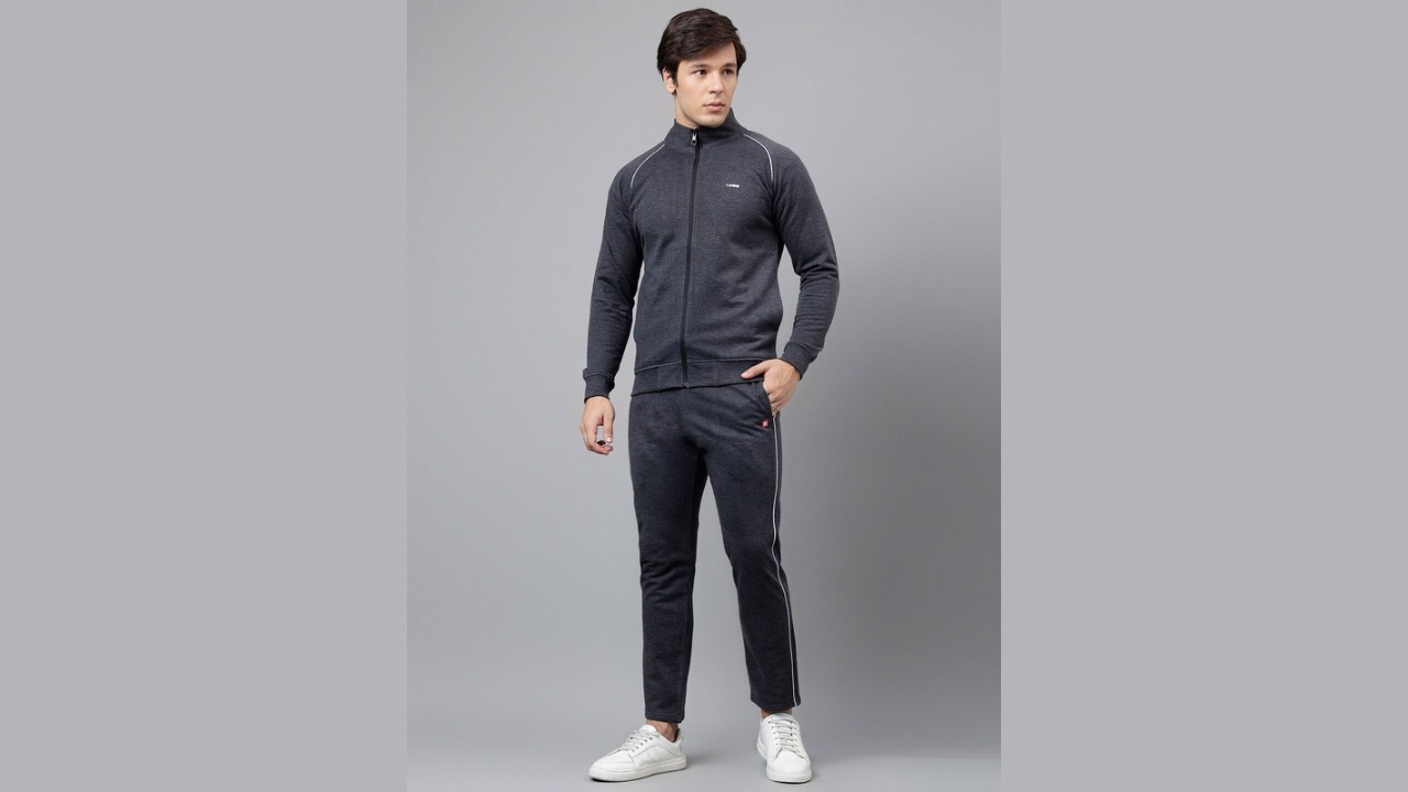 FCK GOLD Mock Collar Sports Tracksuit