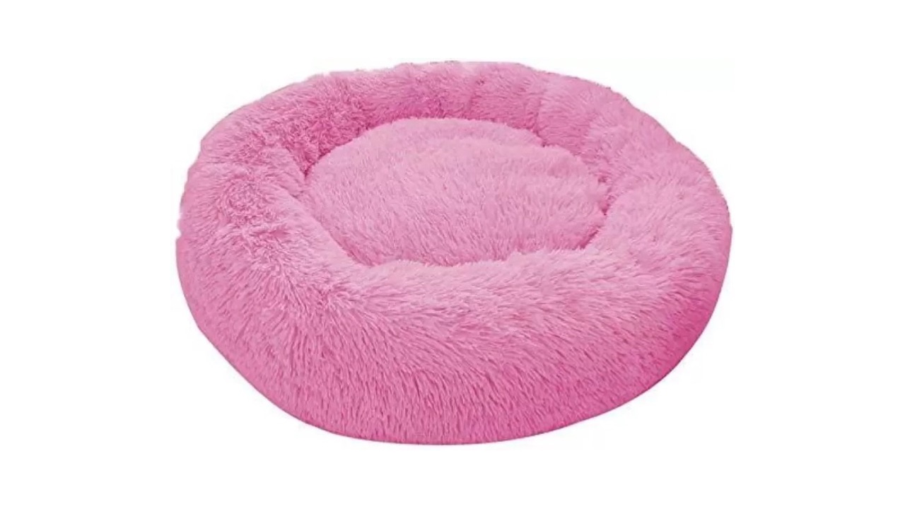 Fluffy Fluffy's Luxurious Round Dog Bed