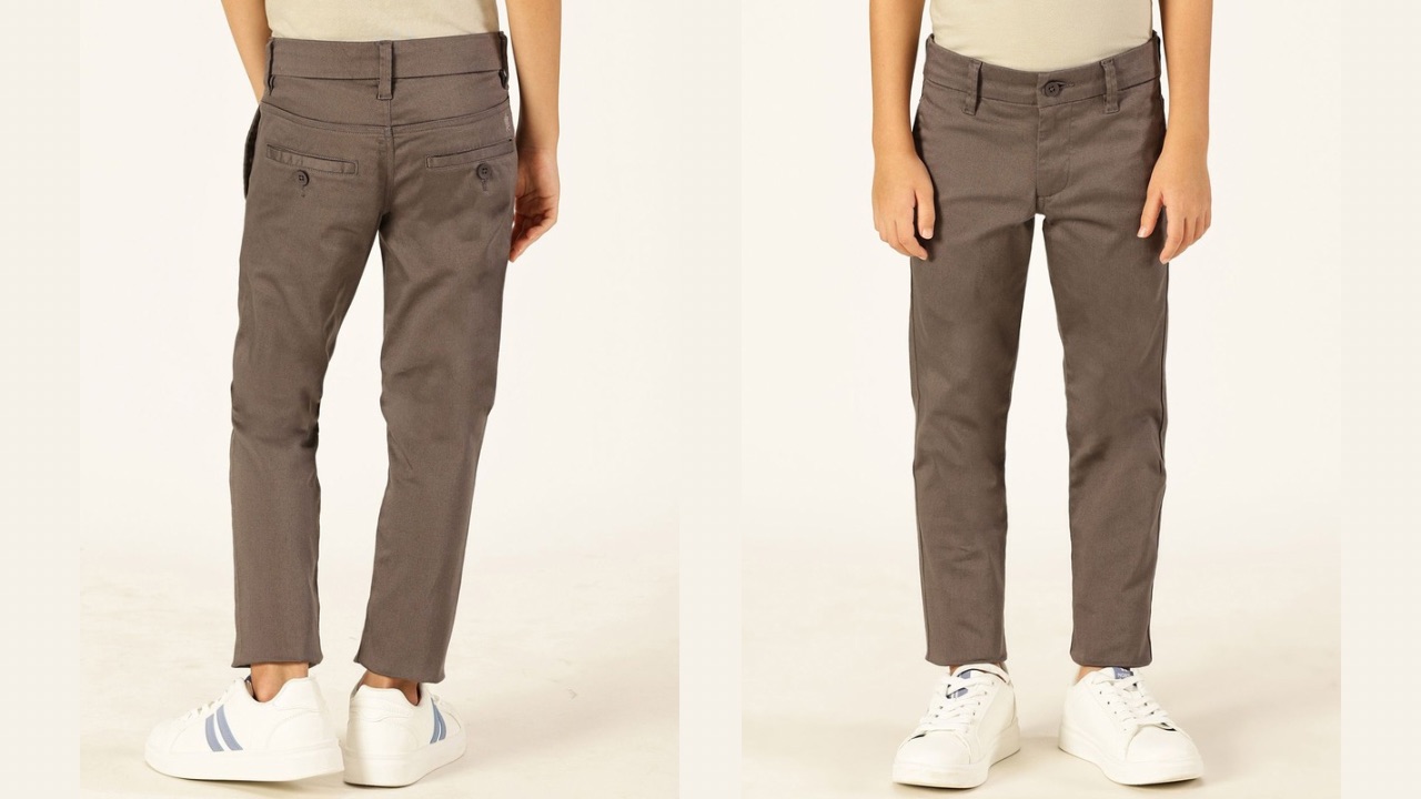 French Connection Boys Smart Easy Wash Chinos Trousers