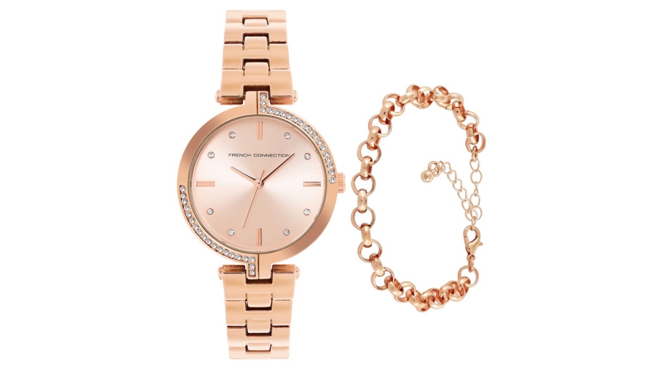 French Connection Women Watch Gift Set
