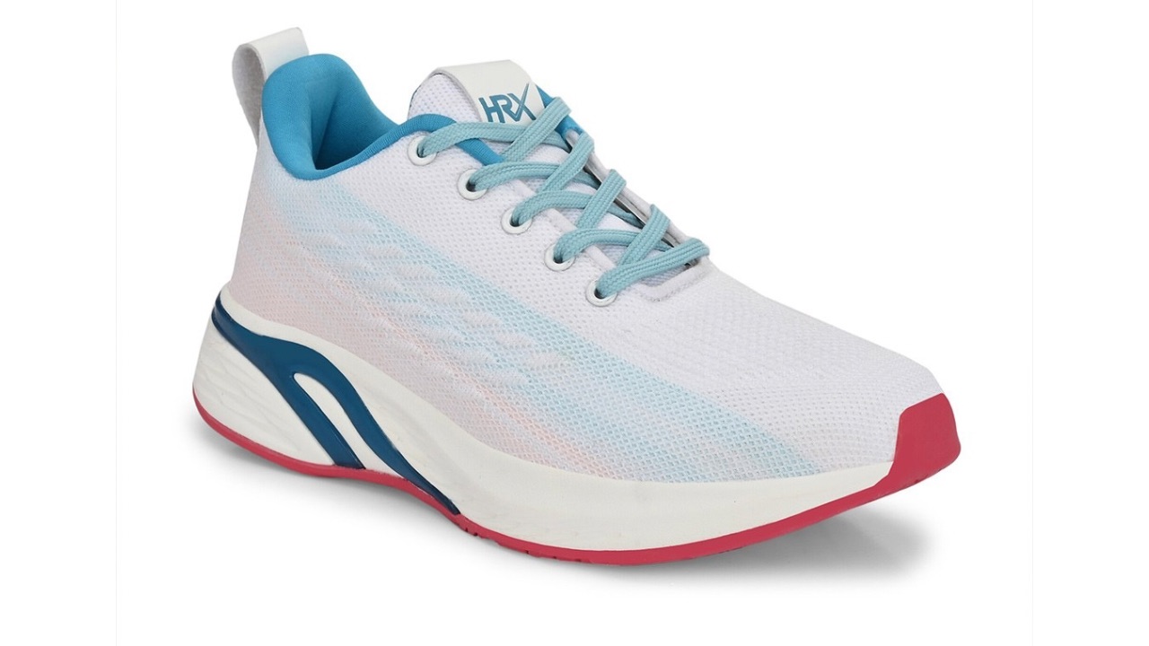 HRX by Hrithik Roshan Women Off White Lace-Up Running Shoes