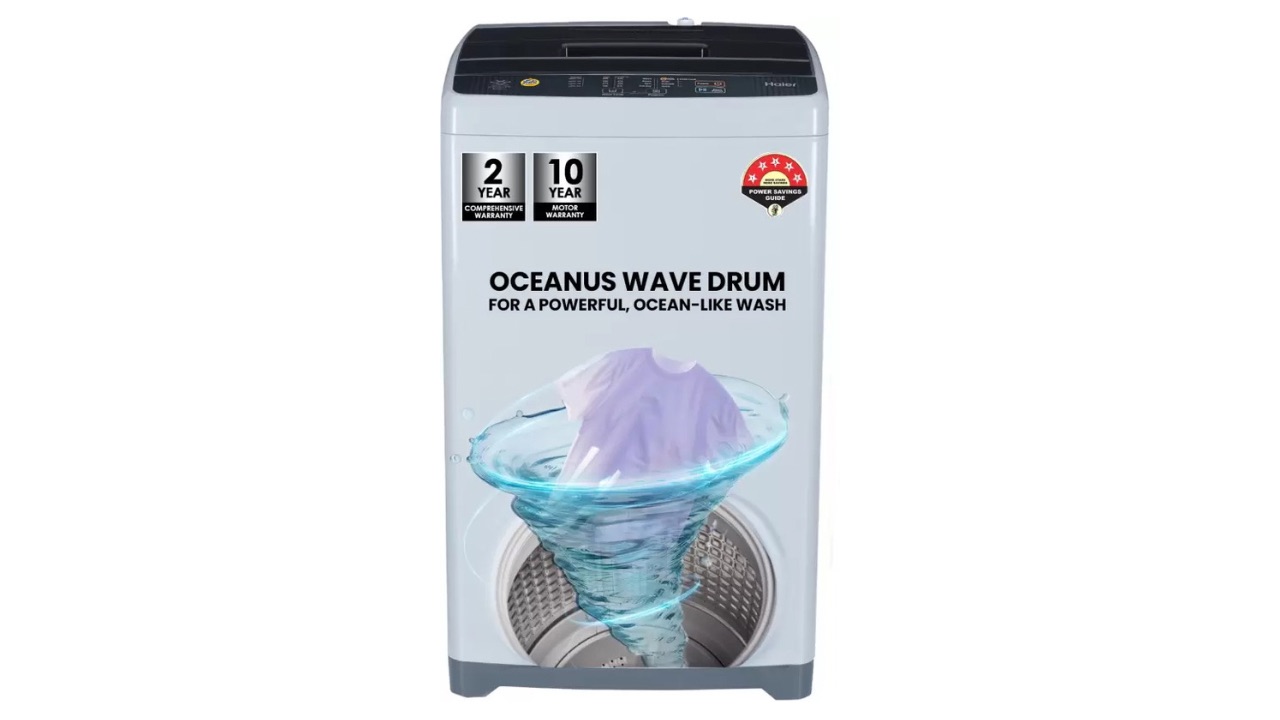 Haier 7 kg Fully Automatic Top Load Washing Machine (HWM70-FE)