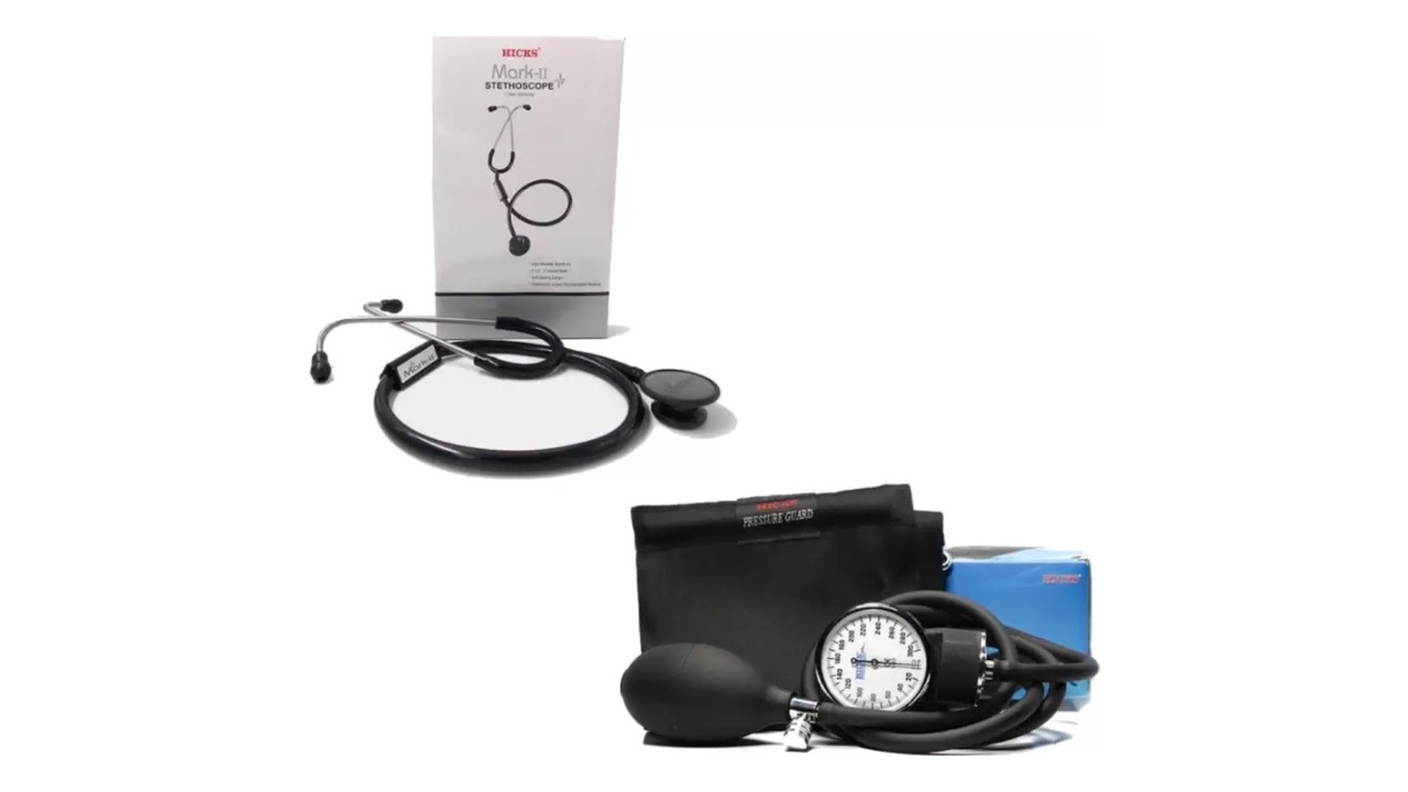 Hicks Pressure Guard Sphygmomanometer – Manual Monitoring with Stethoscope