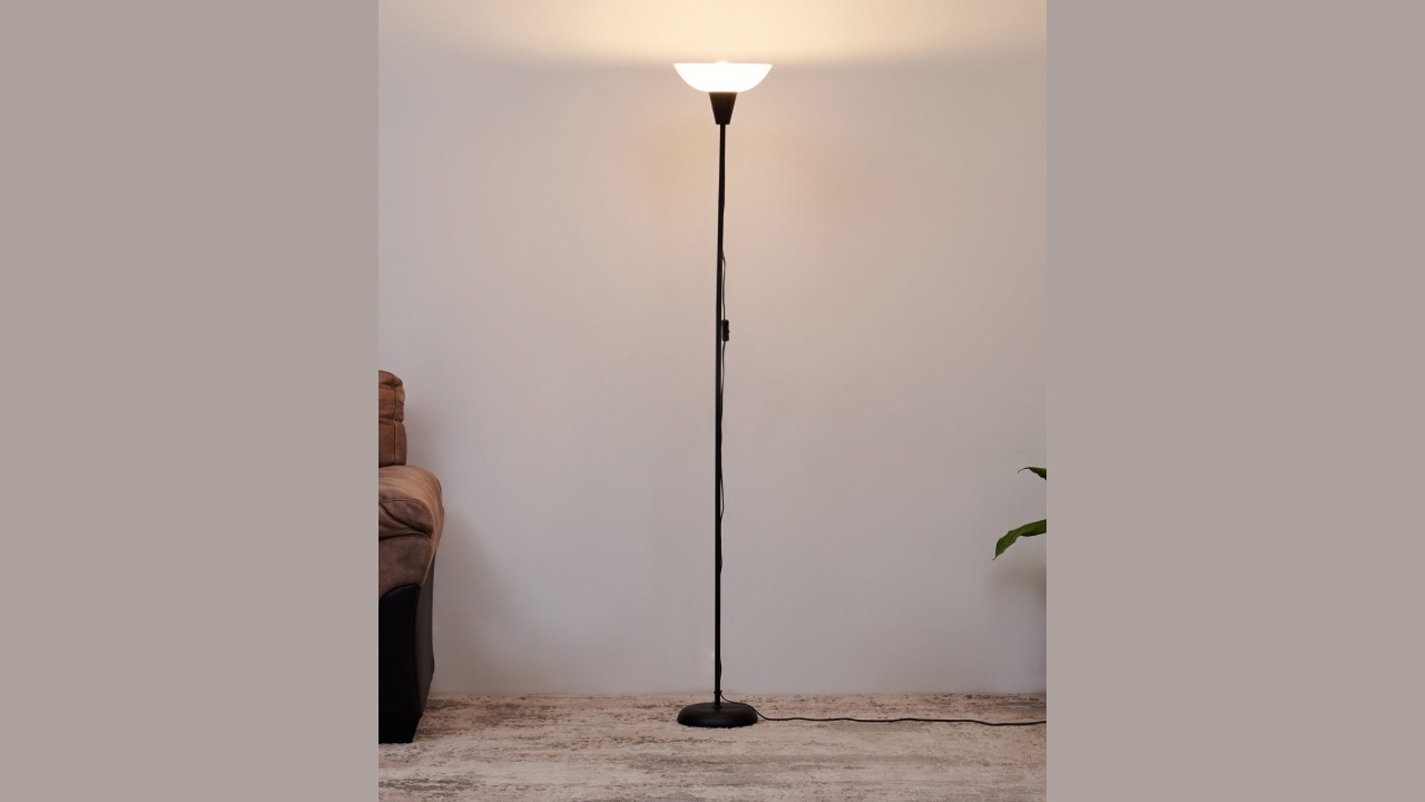 Home Centre Tokyo Black Iron Floor Lamp