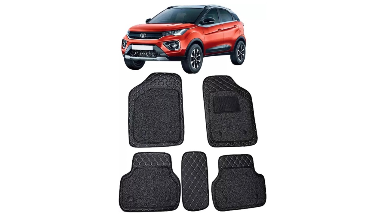 INSURE AUTOMOTIVE Leather 7D Mat For Tata Nexon