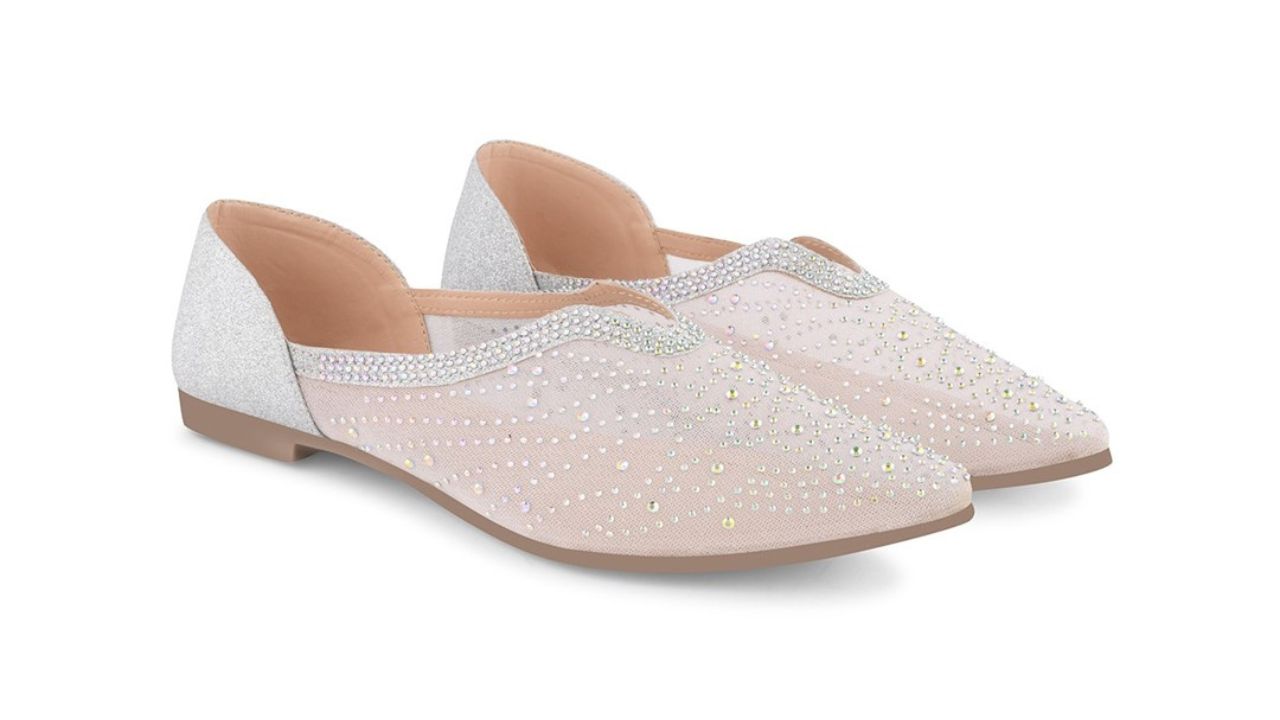 JM Looks Women Lace-Ups Mules Flats