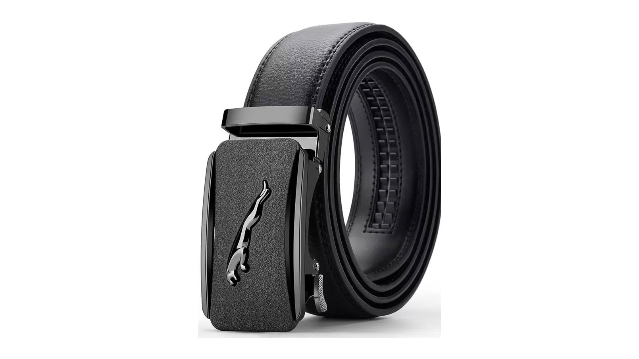 Killer Men Formal Casual Black Artificial Leather Belt