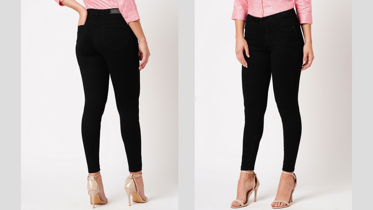 Kraus Jeans Women Skinny Fit High-Rise Jeans