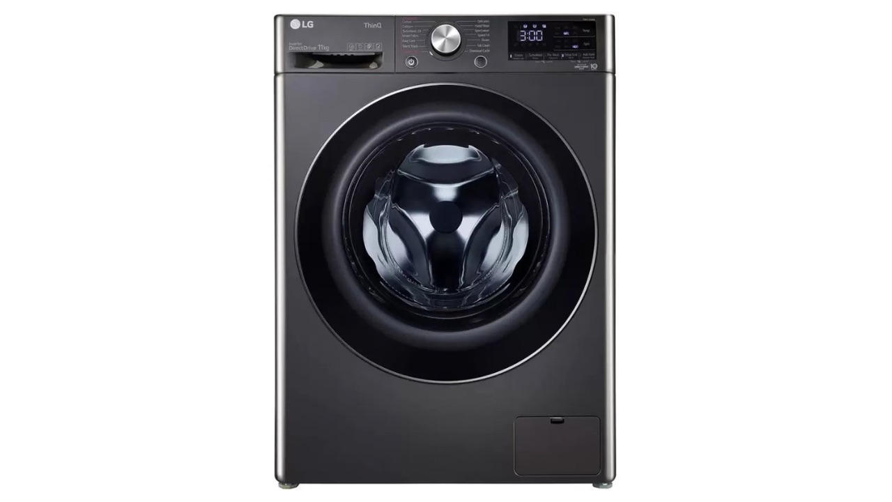 LG 11 kg Wi-Fi Enabled Fully Automatic Front Load Washing Machine with In-built Heater (WM FHP1411Z9B)