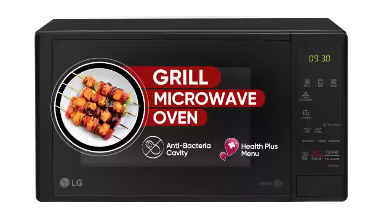 LG 20 L with i-wave Technology & Quartz Heater Grill Microwave Oven