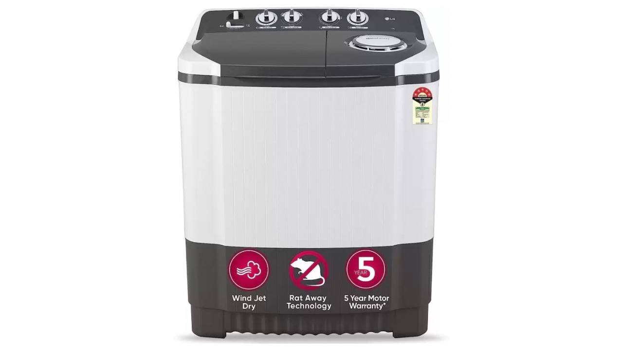 LG 7 kg 5 Star Semi Automatic Top Load Washing Machine