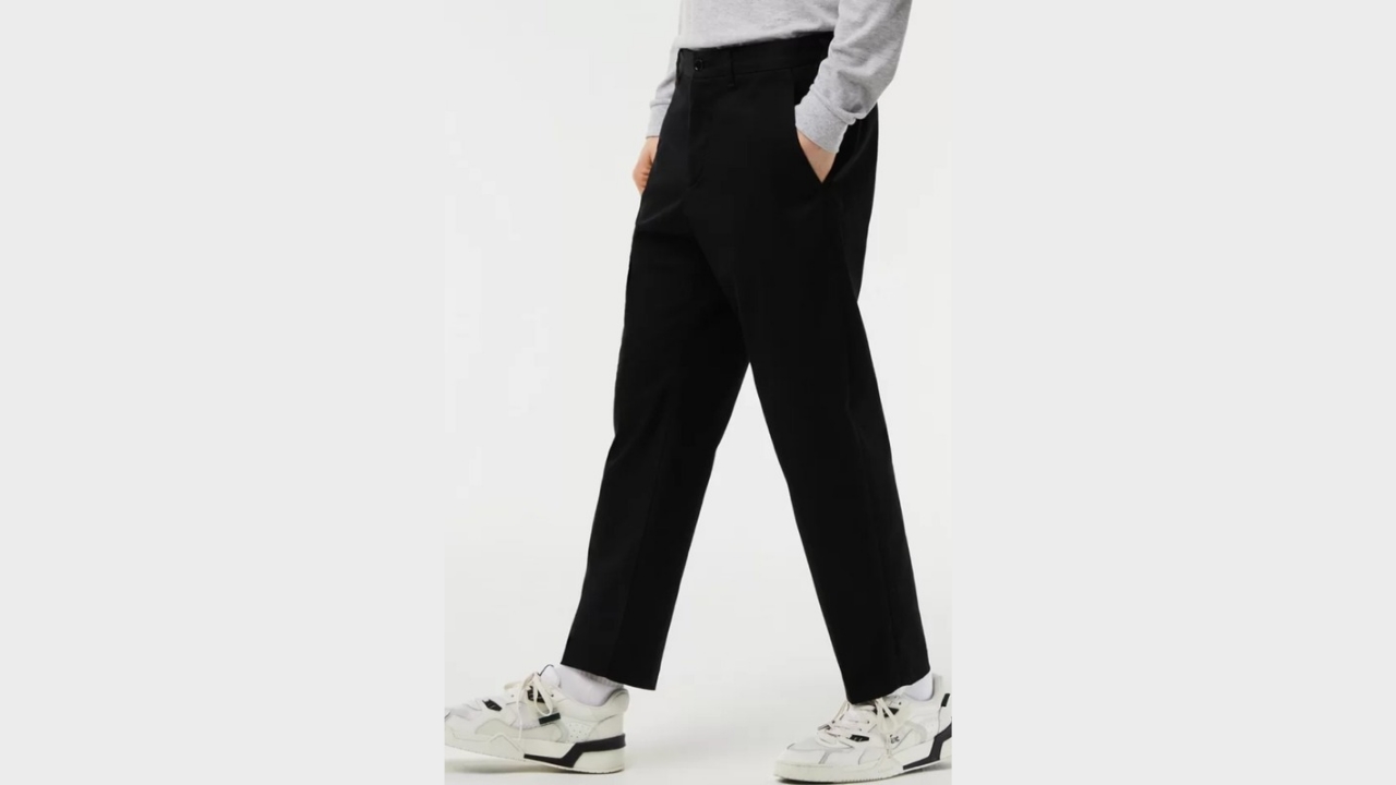 Lacoste Men Mid Rise Tapered Fit Chinos