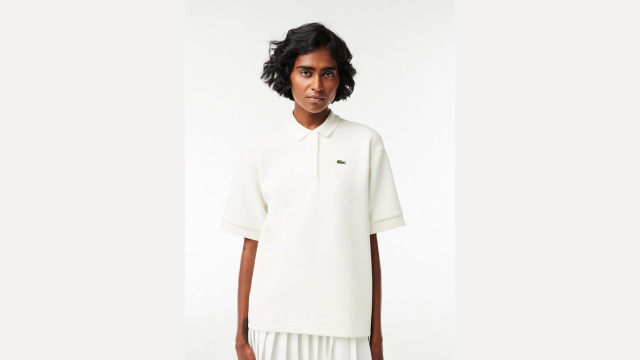 Lacoste Polo Collar Cotton Oversized T-shirt