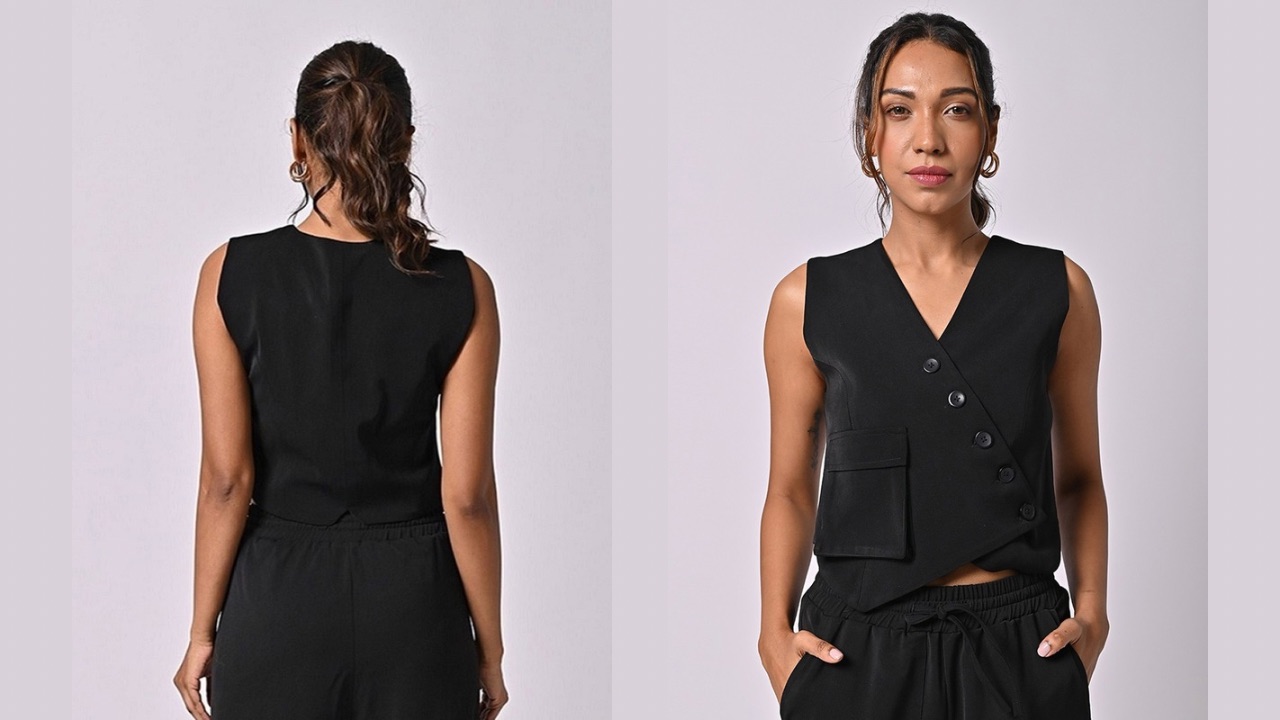 MISSY Slim-Fit V-Neck Waistcoat