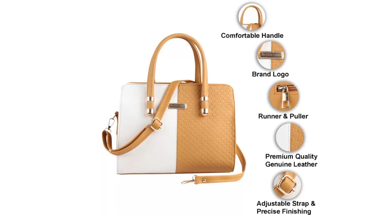 Mantasha Fashion Women Yellow Handbag