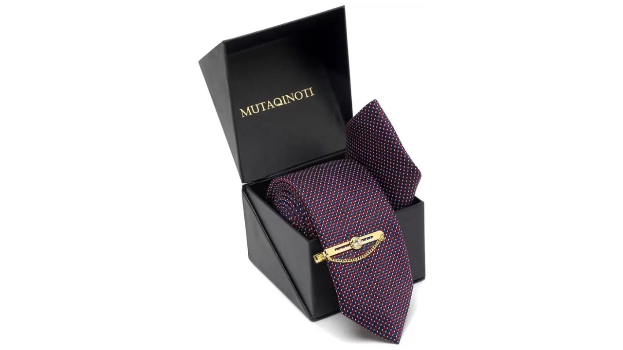 Mutaqinoti Silk Tie Pin Set