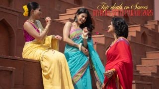 Myntra Style Parade 2025 Top deals on Sarees
