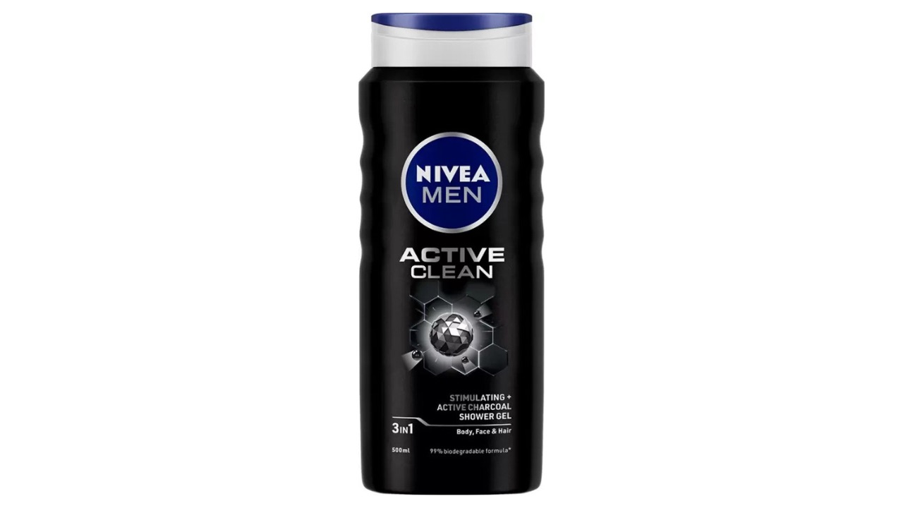 NIVEA Active Clean Charcoal Shower Gel