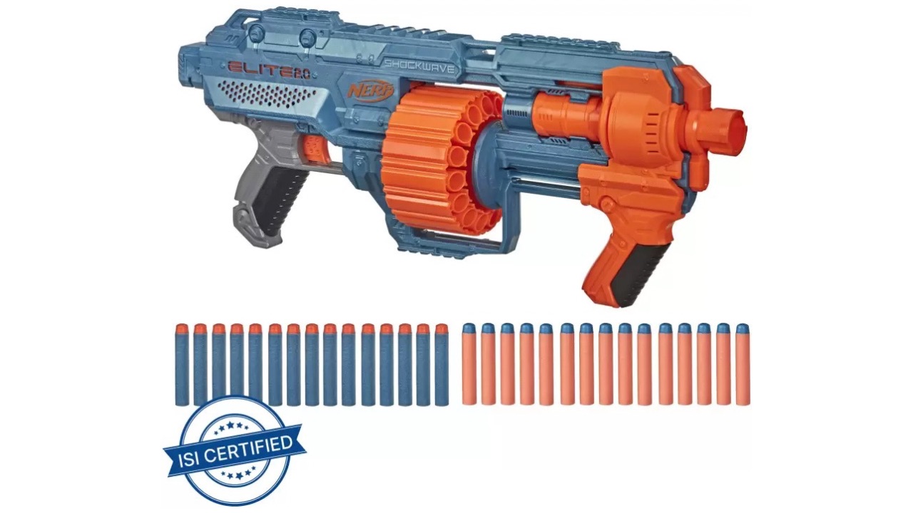 Nerf Elite 2.0 Shockwave RD-15 Dart Blaster