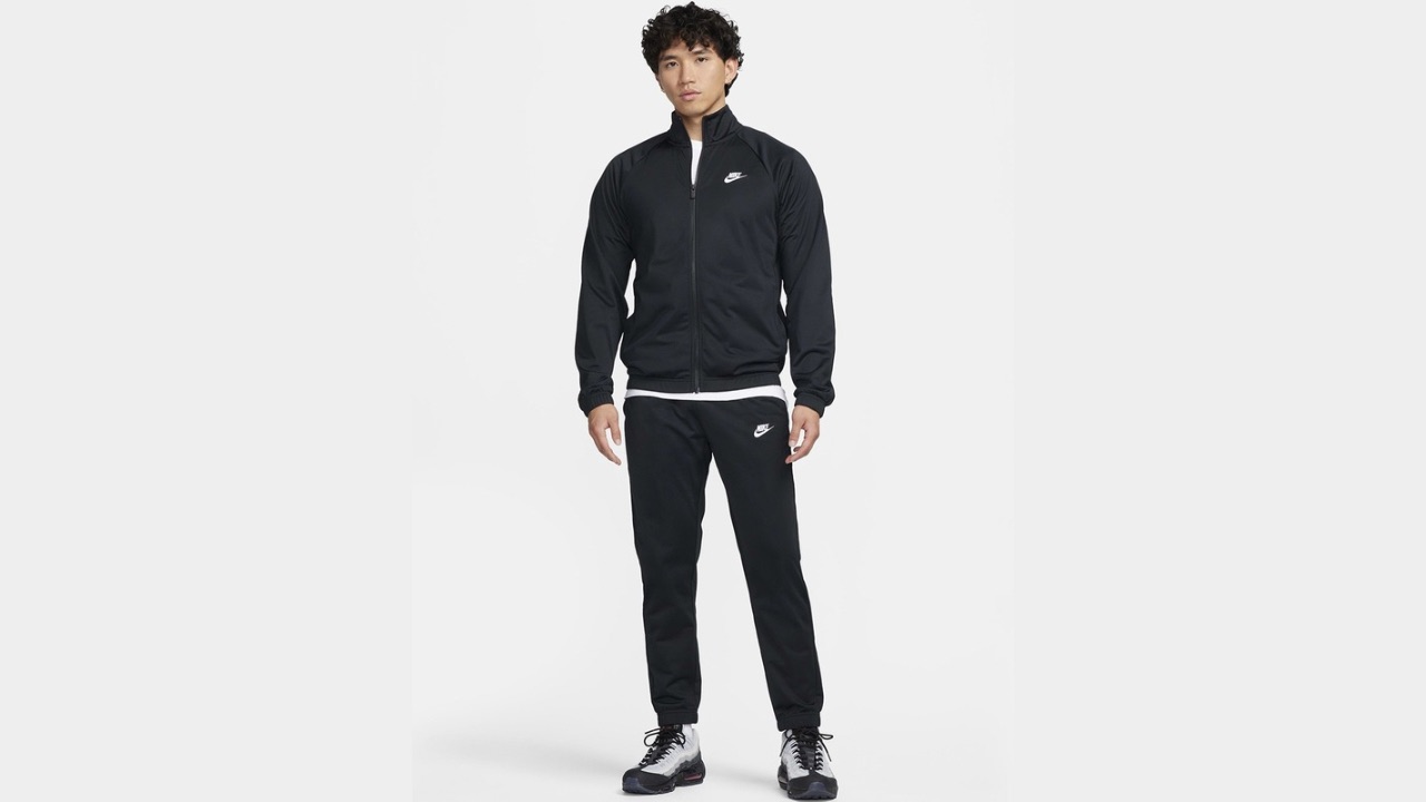 Nike Men Mock Collar Tracksuit