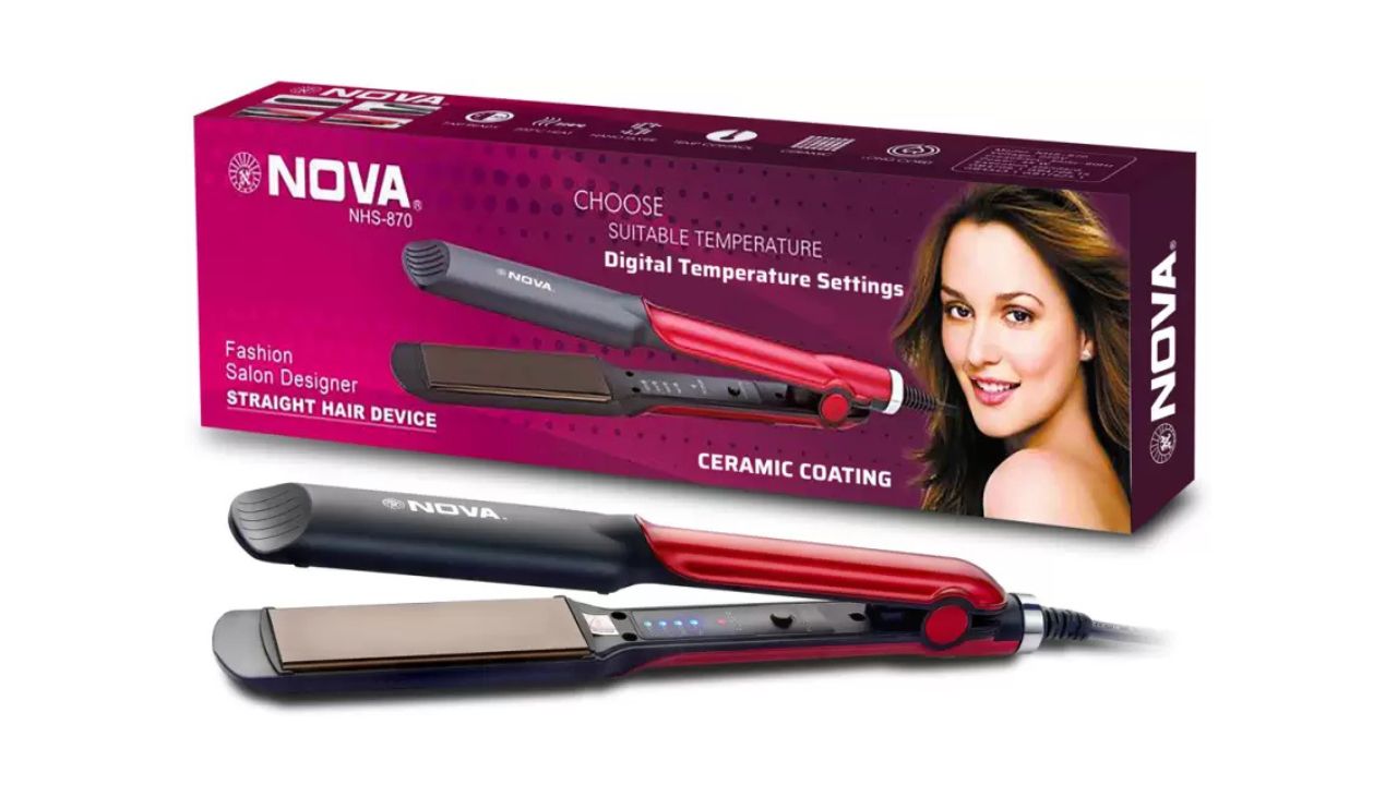 Nova NHS-870 Professional Hair Straightener