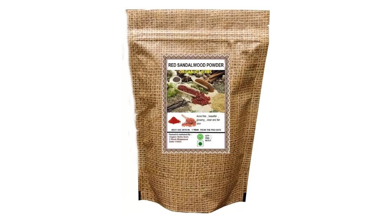 Organic Herbs Red Sandalwood Powder (400 gm)