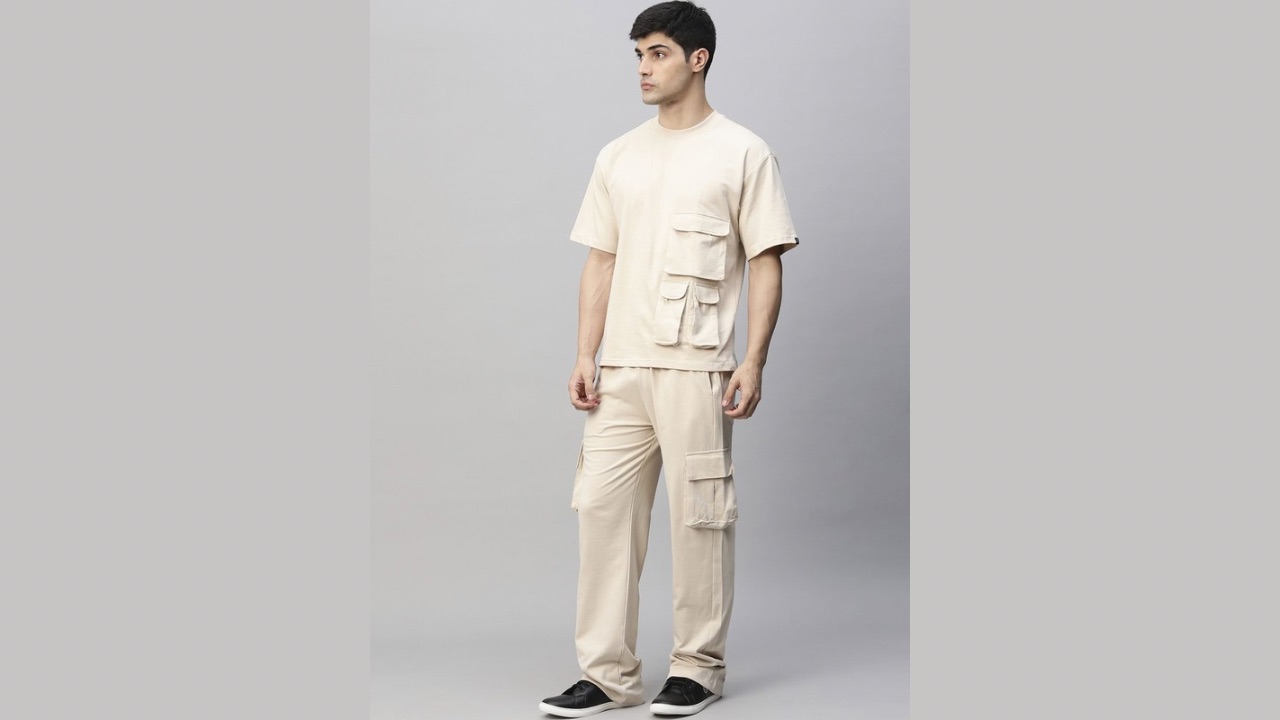 PRONK Pure Cotton Top With Trousers Co-Ords