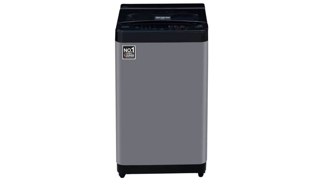 Panasonic 8 kg Fully Automatic Top Load Washing Machine with In-built Heater Grey (NA-F80CH3CRB)